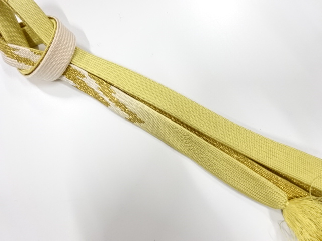 正絹　手組み帯締め